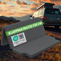 ELONEO Auto Camping Klappmatratze 185 × 148 cm, 8 cm hoch für VW T4, T5, T6, California Beach, Faltmatratze klappbar